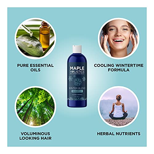 Sulfate Free Hard Water Shampoo - Deep Clarifying Shampoo For Build Up Of Product And Minerals With Five Cleansing Mint Essential Oils For Replenishing Hydration And Hair Shine - Vegan & Cruelty Free #TOP3