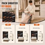 Vacuum Storage Bags for Travel with Rechargeable Pump, 10-Pack - Image 4