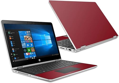 Miniatura 5 de MightySkins Skin compatible con HP Pavilion x360 15.6 pulgadas (2018) - Morado sólido  Funda protectora de vinilo duradera y única  Fácil de