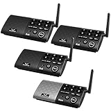 HOSMART Interfono inalámbrico para casa o en la Oficina con Llamadas de Dos y Varias vías, Sonido nítido y más de 300 m de Alcance (1 Main 3 Sub)