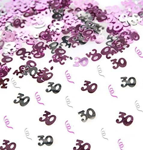 SHATCHI 28g Blue & Silver 60th Birthday Confetti Foil Metallic Glitz Table Scatter Sprinkles Age Bday Party Decorations, 12mm
