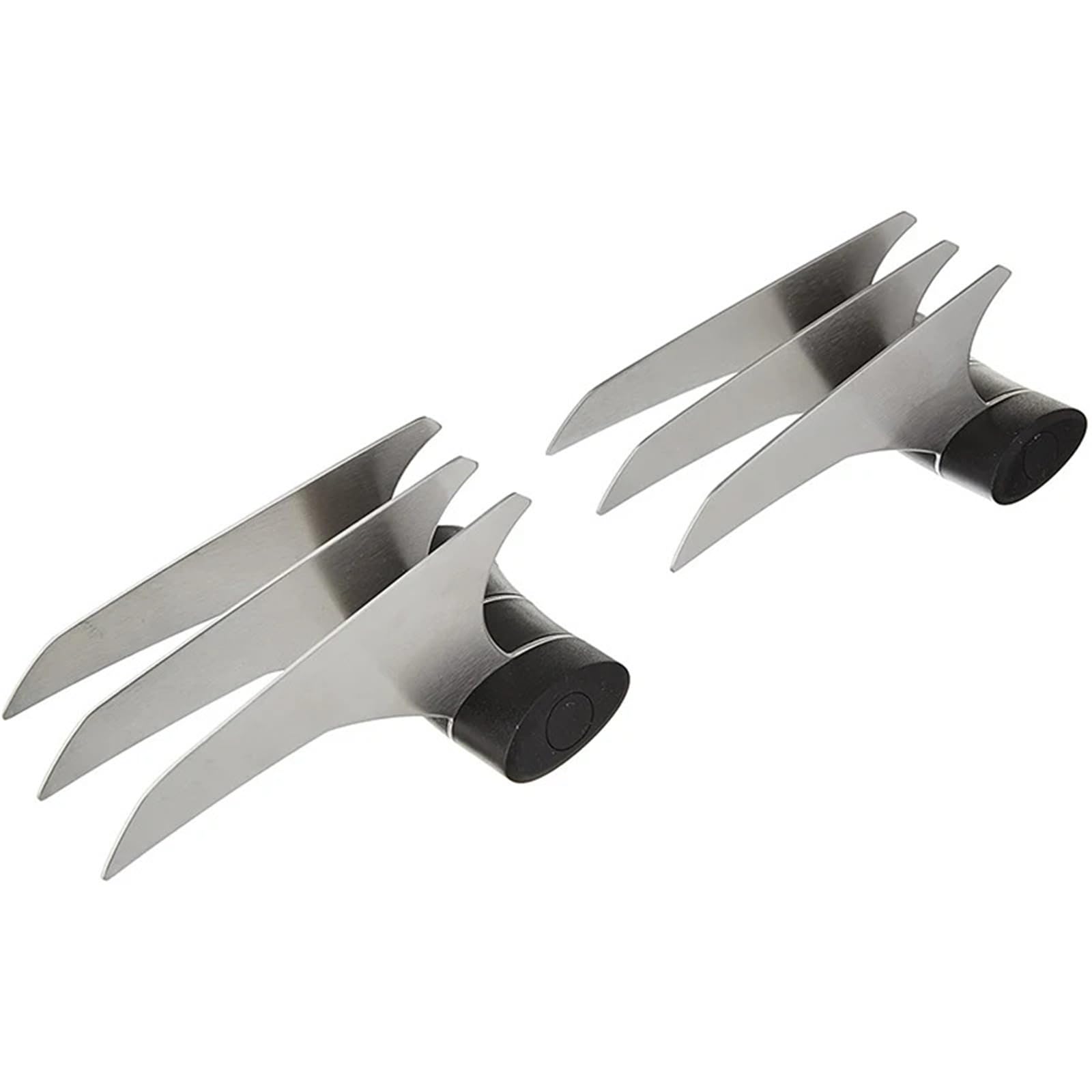 Generico 2 Pezzi di Artigli for sminuzzare la Carne for Barbecue, forchette for servire in Acciaio Inossidabile, Utensili for Barbecue Neri