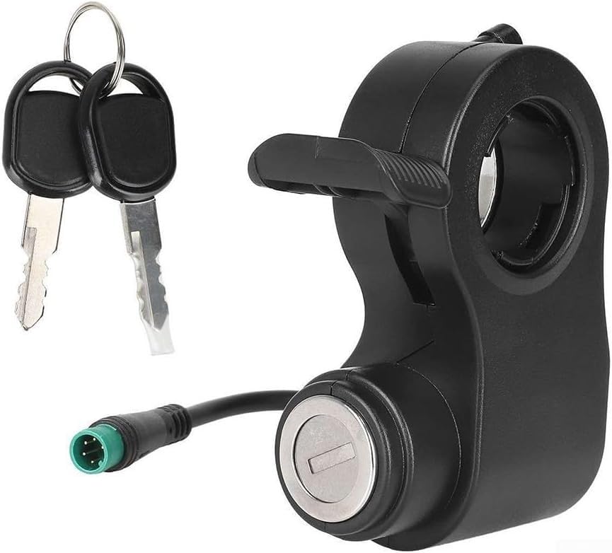 5 Pin Electric Scooter for IGNITION Lock Replacement Parts for Kukirin for G2 Pro for G2 Max Electric Scooters Accessories, Scooter Electric Door Lock with Key