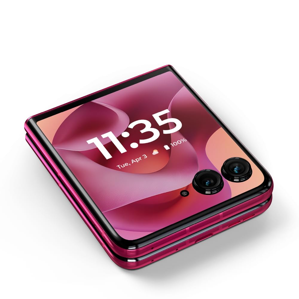 Motorola Razr+ 2025 | Unlocked | Made for US 12/256GB | 50MP Camera | Hot Pink