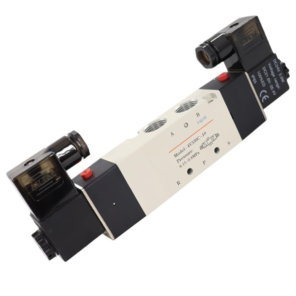 Vanne de commande 4V330P-10 inverser contrôle pneumatique 5 voies 3/8