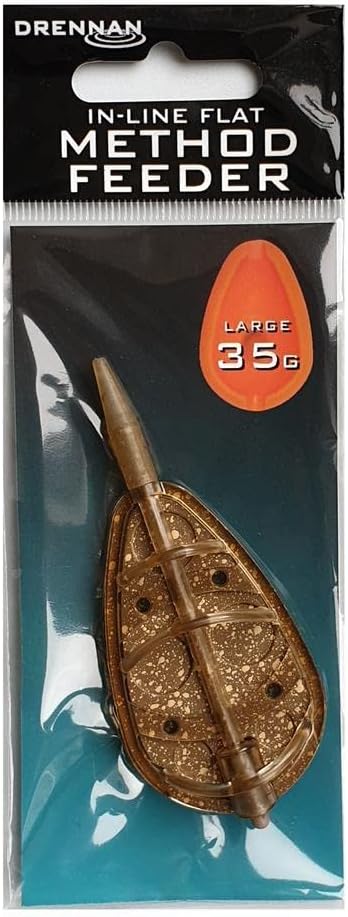 Drennan In-Line Flat Method Feeder (Large 35g)