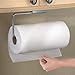 iDesign Forma Wall Mounted Metal Paper Towel Holder, Swiveling Roll Organizer for Kitchen, Bathroom, Craft Room, 12