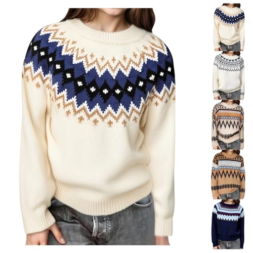 Girls Sweaters Girl Clothes Toddler Cute Y2K Long Sleeve Jumper Knit Sweater Fall Winter Fashion Outfits for Kids