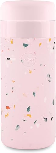 Miniatura 15 de W&P Porter Botella aislada de 16 onzas, revestimiento de cerámica Clean Taste para agua, café y té, boca ancha aislada al vacío, apta para Crema