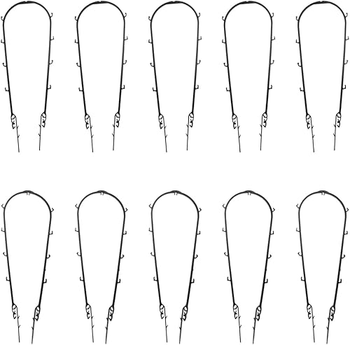 Miniatura 10 de CIMAXIC 10 piezas de soporte de escalada para plantas al aire libre, mini plantas de interior, maceta de jardín trepadora, enrejado para plantas