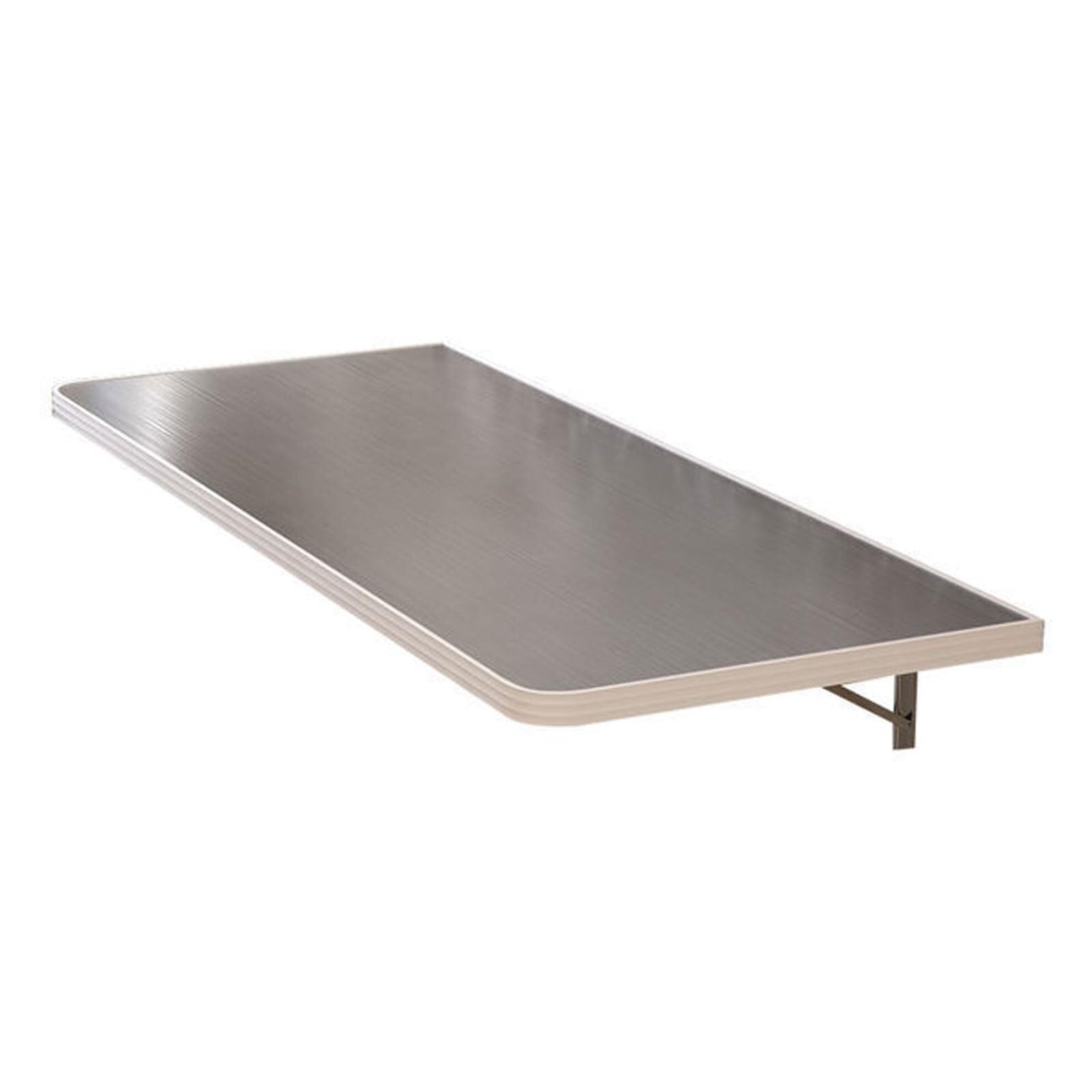 Montowany na ścianie składany stół ze stali nierdzewnej rozkładane biurko oszczędność miejsca stół do jadalni i nauki 100 x 30 cm montowane na ścianie biurko biurowe wszechstronne rozwiązanie do domu