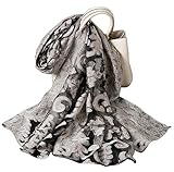 🧣 Dieser Schal ist elegant, leicht und durch sein stilvolles Design für Frauen jeden Alters geeignet. Es ist nicht nur für den Alltag geeignet, sondern auch ein wunderbares Accessoire für die Abendparty, Hochzeit oder andere besondere Anlässe.