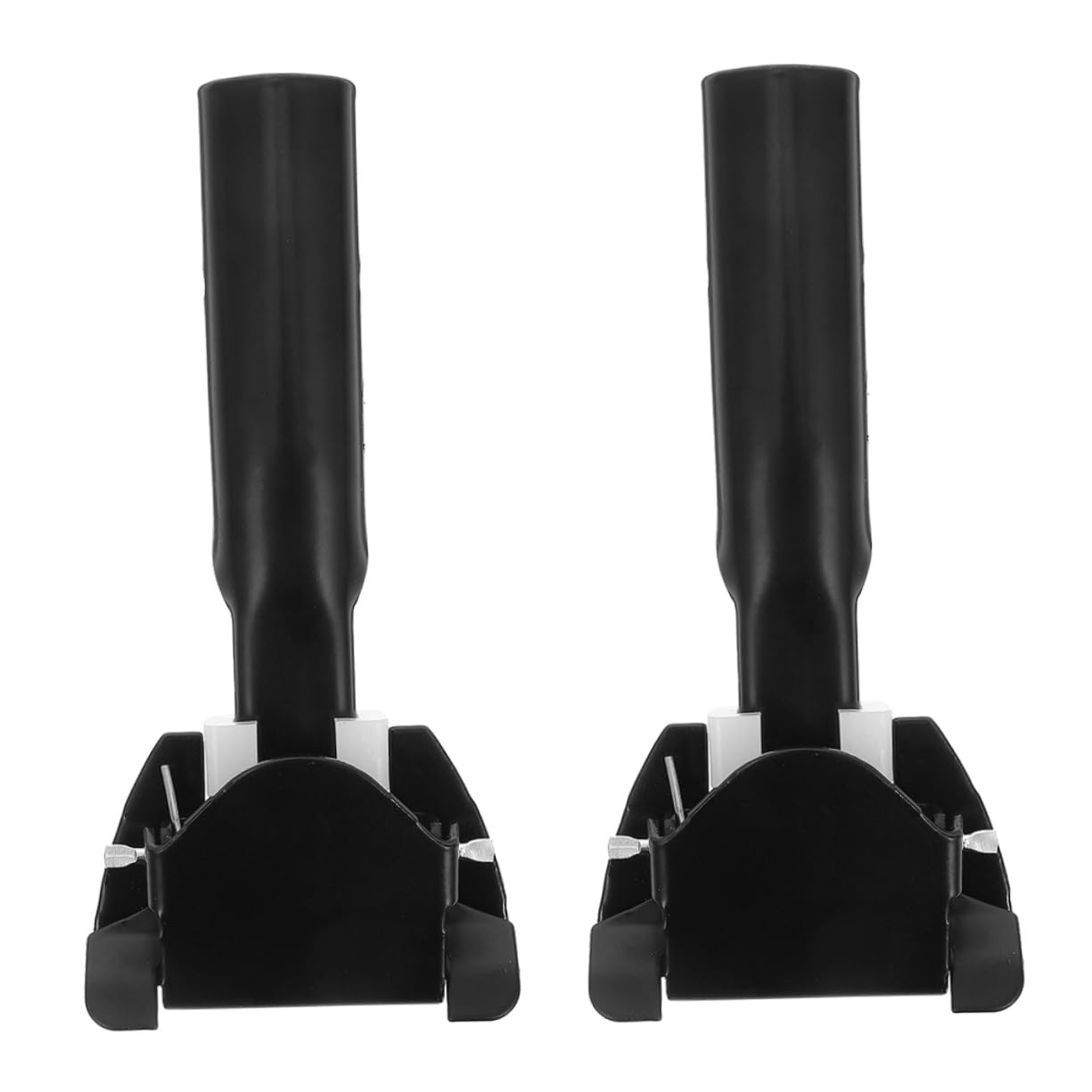 Luxshiny 2PCS Chrome Plated Mop Rod Chuck Replacement Clamp for Mop Head Rod Stick Clip for Efficient Cleaning Commercial Spaces Ergonomic Design for Reduced Fatigue