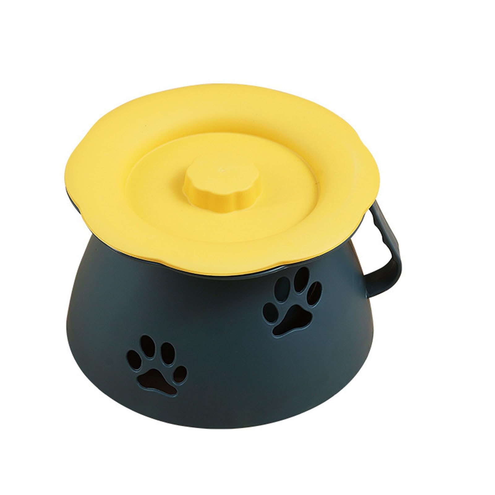 Shfohgkj Yellow Chamber Pot,Urine Bucket, For Adults, Portable Toilets Bedpan With Lid And Handle, Spittoon Urinal Potty,Multifunctional Home(Yellow)