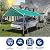 10x20 ft Heavy Duty Car Canopy Galvanized Frame Carport Outdoor Party Tent Boat Shelter with Reinforced Structure, No Sidewall - Green