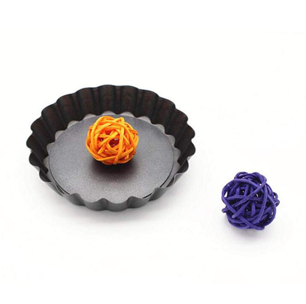 DUORUI Tart Quiche Pan Pie Baking Tray Round Non-Stick Removable Loose Base Cake Pan Plate Dish for Oven Kitchen Tool