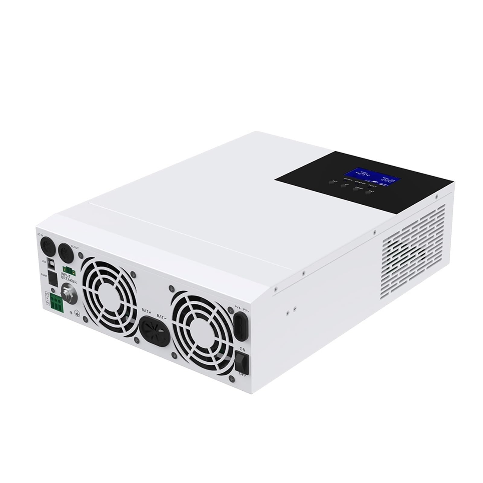 3300W Hybrydowy Falownik Solarny MPPT 80A 3300VA Sinusoidalny Off-Grid 24V Ładowarka Stabilny Niezawodny Kompleksowe Zastosowanie(3300W)