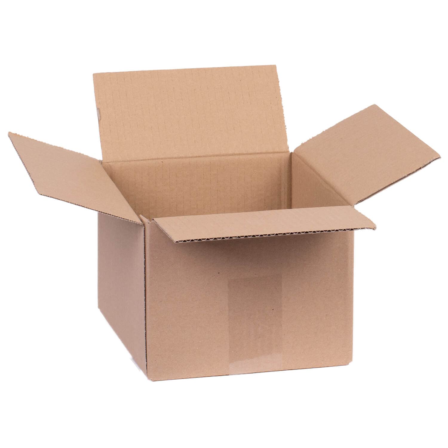 smiley pack 200 Stück Faltkartons 220 x 180 x 140 mm braun Versandkarton Verpackungskartons 22 x 18 x 14 cm aus Wellpappe 1 wellig Karton Pappkarton Versandbox Paket Päckchen