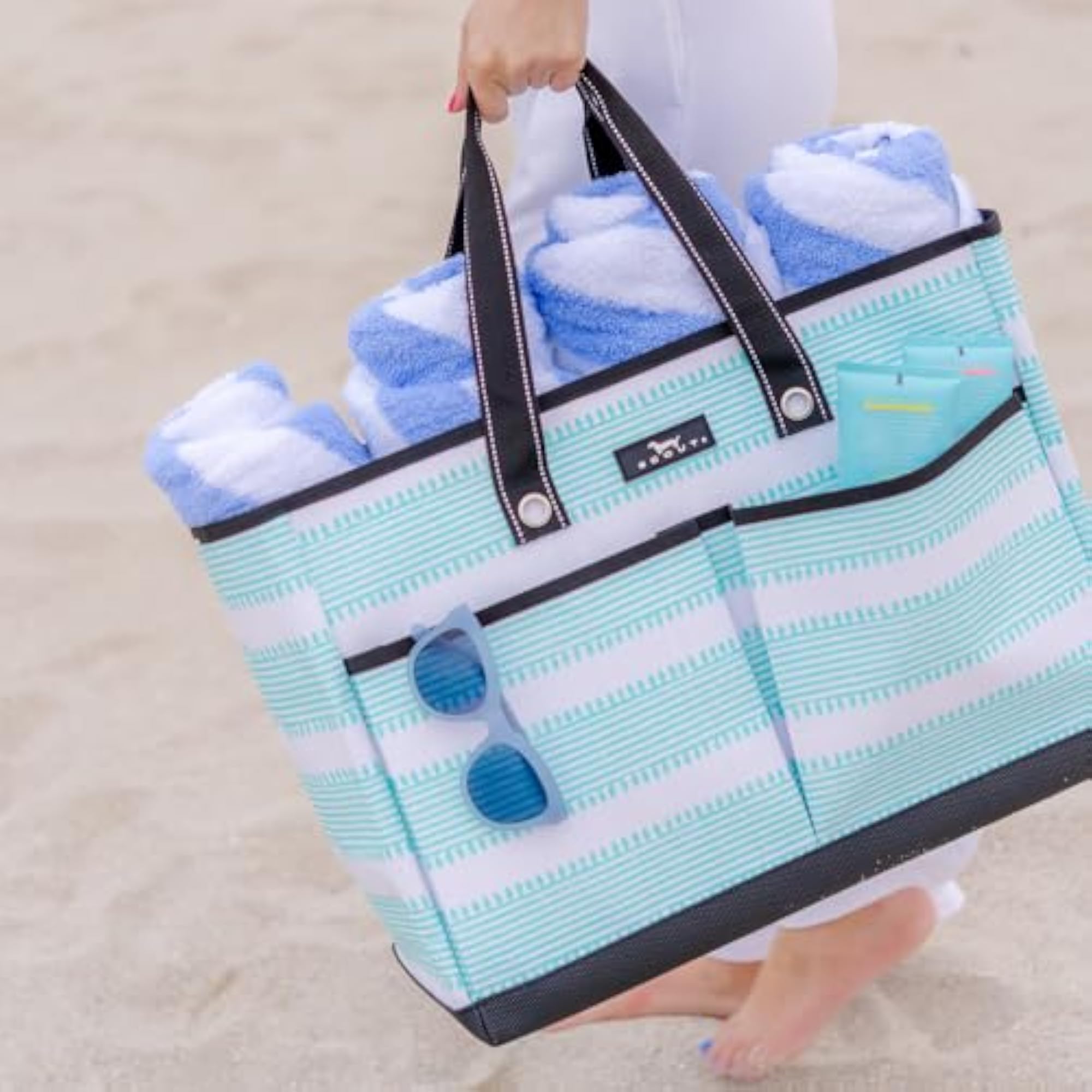 Women's Multi-Use Ben Pocket Tote Bag with 5 Pockets