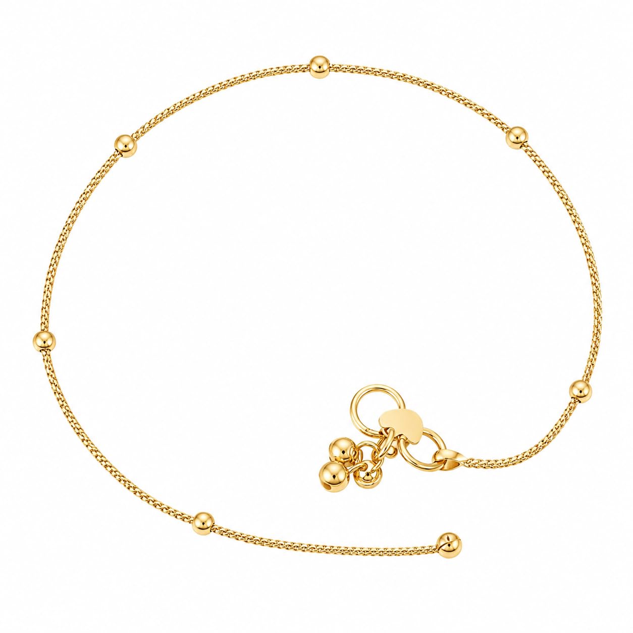 Women's Imitation Anklet Payal - Elegant Snake Chain Anklet with Ghungroo Charm for Women and Girls Traditional Ethnic Foot Jewelry-picture-23