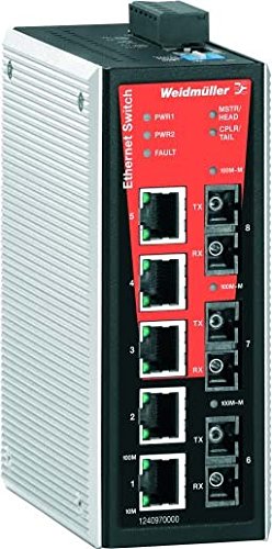 WEIDMULLER 1240970000 - Switch gestiónado ie-sw-vl08mt-5tx-3sc