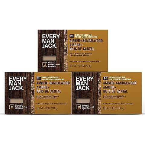 Every Man Jack Amber & Sandalwood Soap Cover