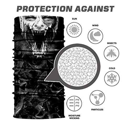 Seamless Neck Gaiter Shield Scarf Bandana Face Mask UV Protection for Motorcycle Cycling Riding Running Headbands3