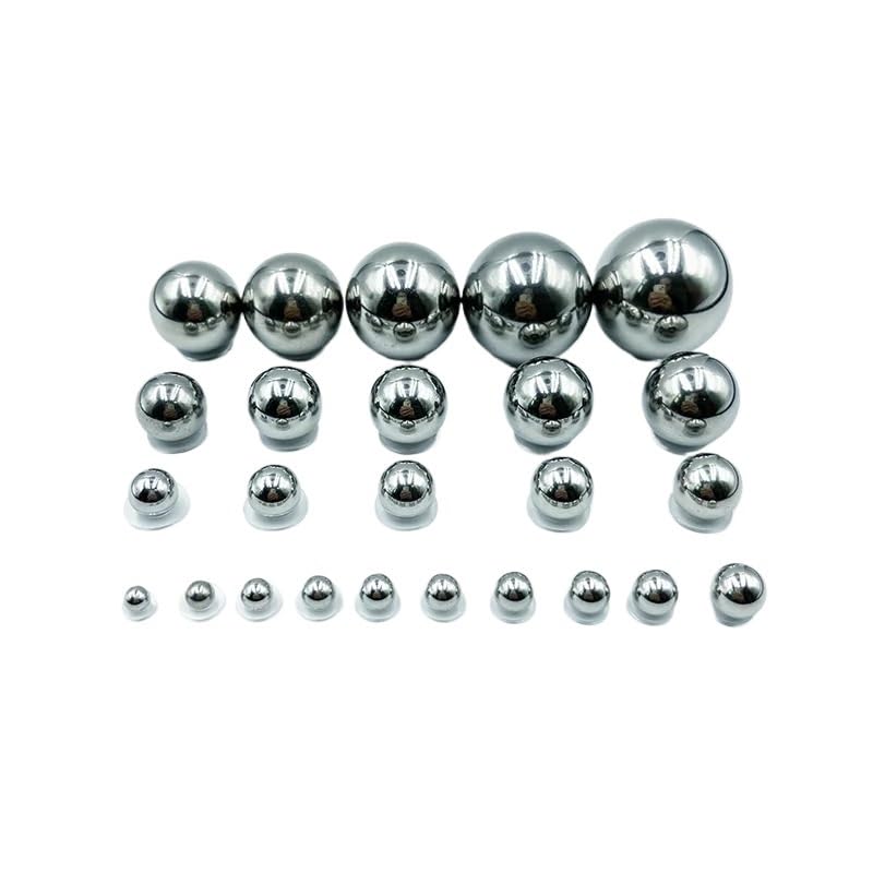 304 Stainless Steel Solid Ball Dia 0.4-30mm SUS Precision Bearing Steel Small Pellet Slingshot Marbles Round Smooth Slides Ball(9.0mm (20PCS))
