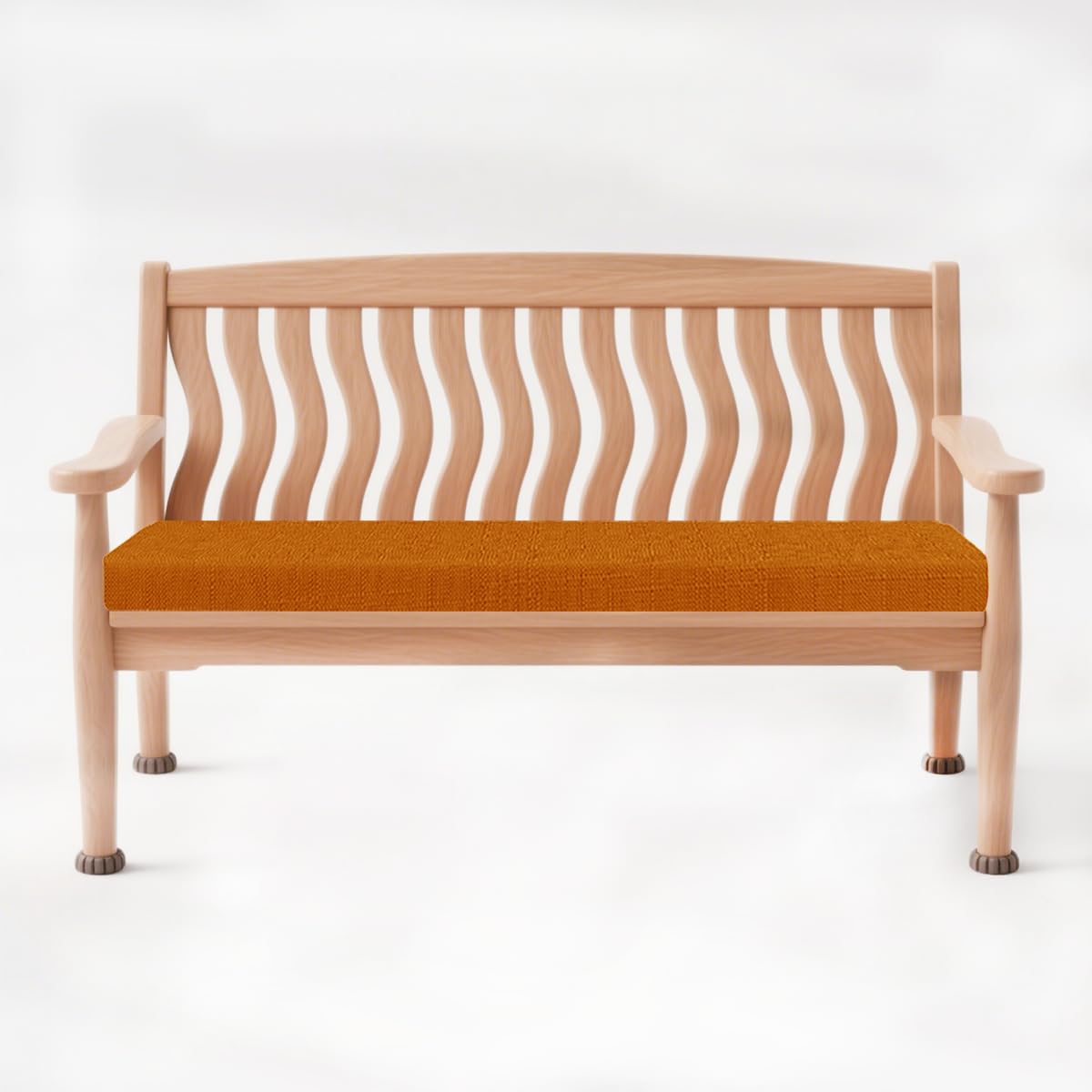Coussin pour banc de cuisine antidérapant en mousse dense de 120x30 cm