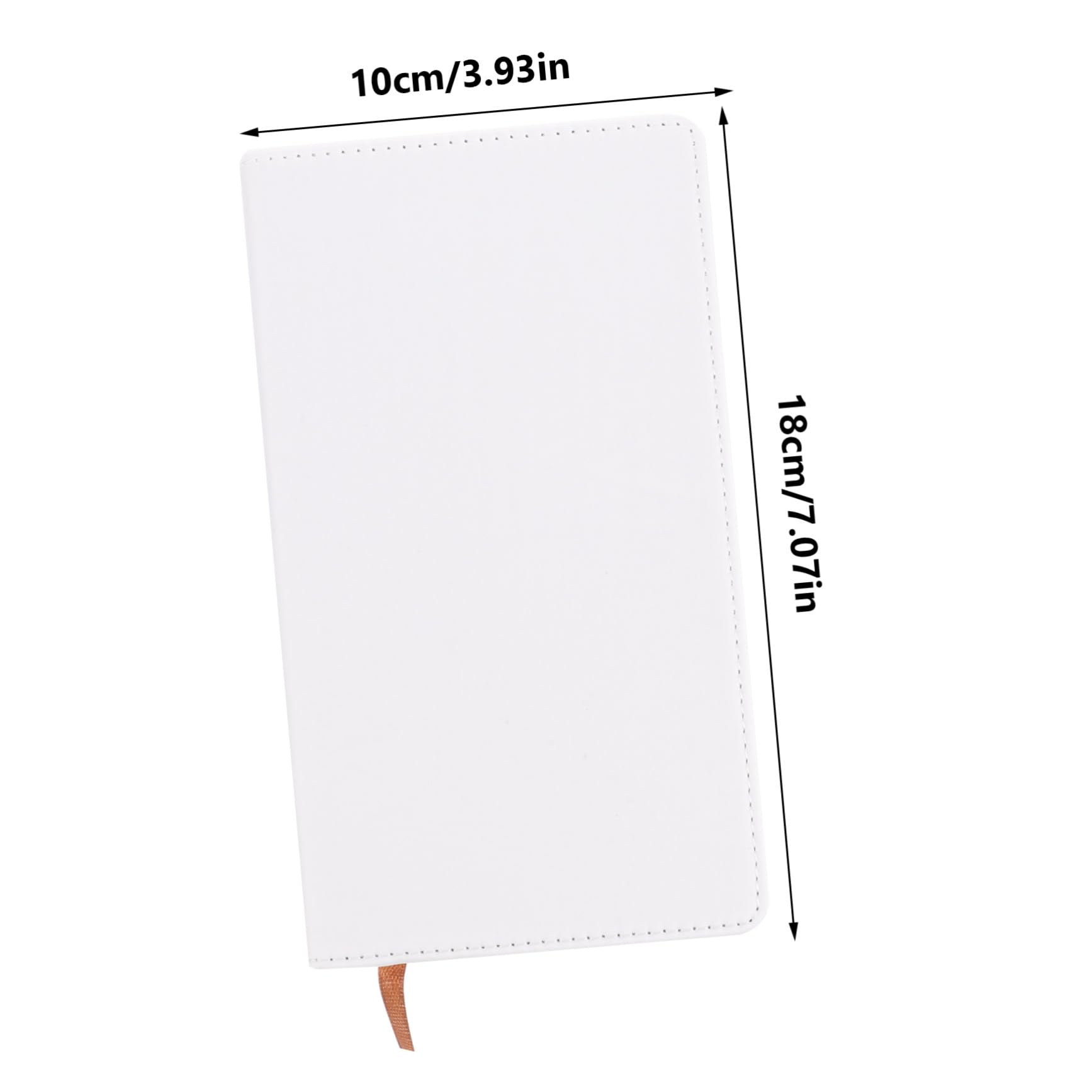 jojofuny 5 Pièces Carnet de Notes Cuir PU Sublimation Couverture Résistante Cahier de Bureau pour Conférence Journal de Planification Pratique