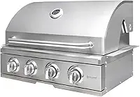 Churrasqueira a Gás Alluma Essential Em Inox de Embutir - 4 Queimadores