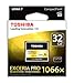Toshiba Exceria Pro CompactFlash 32GB (bis zu 160MB/s lesen) Speicherkarte schwarz