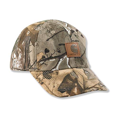 Carhartt Boys 8-20 Work Camo Duck Cap, Real Tree Brown, One Size