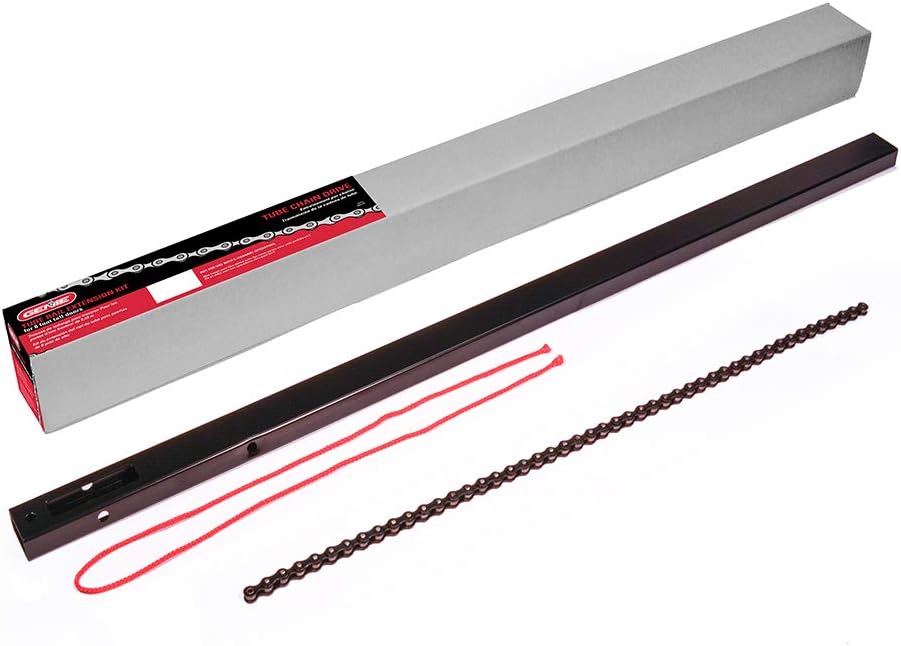 Genie Chain Drive Garage Door Opener 8ft Rail Extension Kit - Extends Your Tube-Style Chain Drive Rails to Fit an 8-Foot Garage Door - Compatible with All Genie Tube-Style Chain Drive Models, EKTC