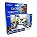 Welly Die Cast Motorcycle Yellow Suzuki RM250, 1:18 Scale, Collectible Model Dirt Bike
