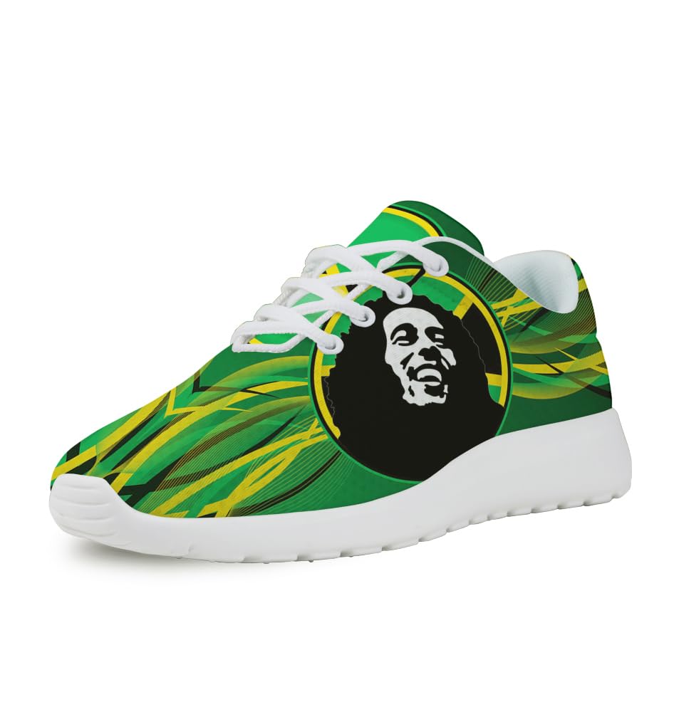 Jamaica Flag Shoes for Women Men Trail Running Casual Fashion Sneakers Slip-on Tennis Shoes