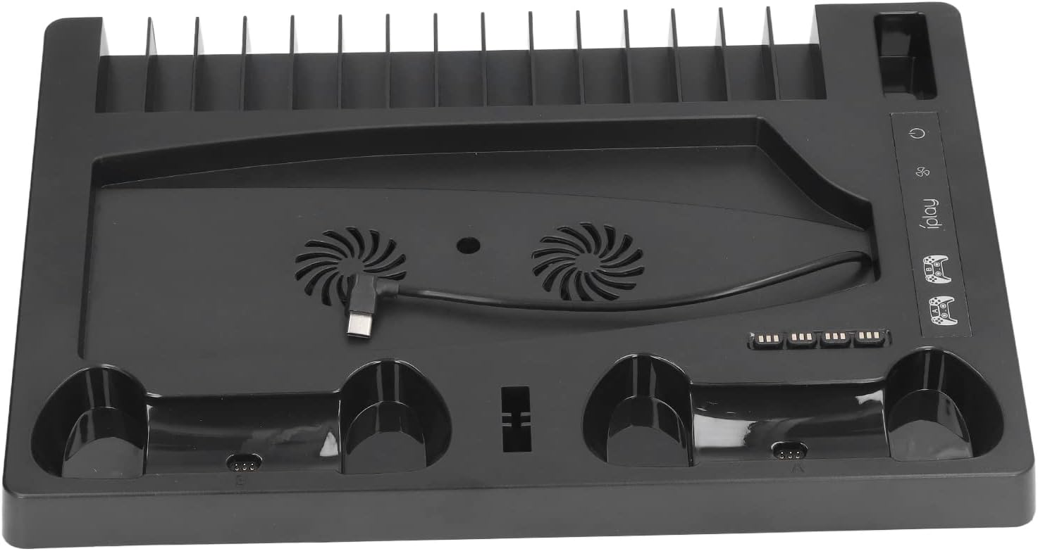 Vertical Stand Gaming Cooling Fan Professional Silent Controller Charging Cooling Station for Game Console