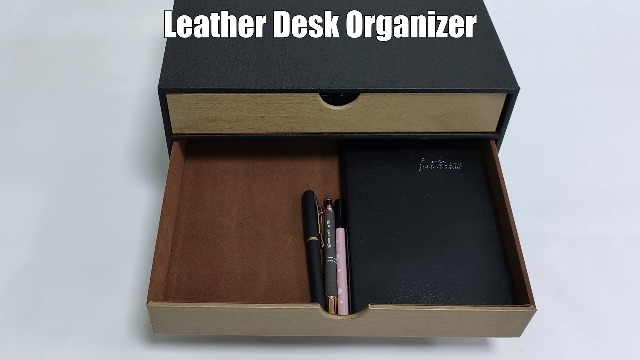Archivador Organizador De Escritorio De Cuero Multicolor | Envío Gratis
