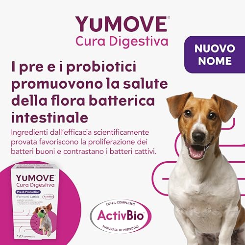 Yumove Probiotici Per Cani, Fermenti Lattici E Probiotico Digestivo, 120 Compresse, Integratore Per Cani Di Probiotici Per Salute Intestinale, Tutte Le Età - 3