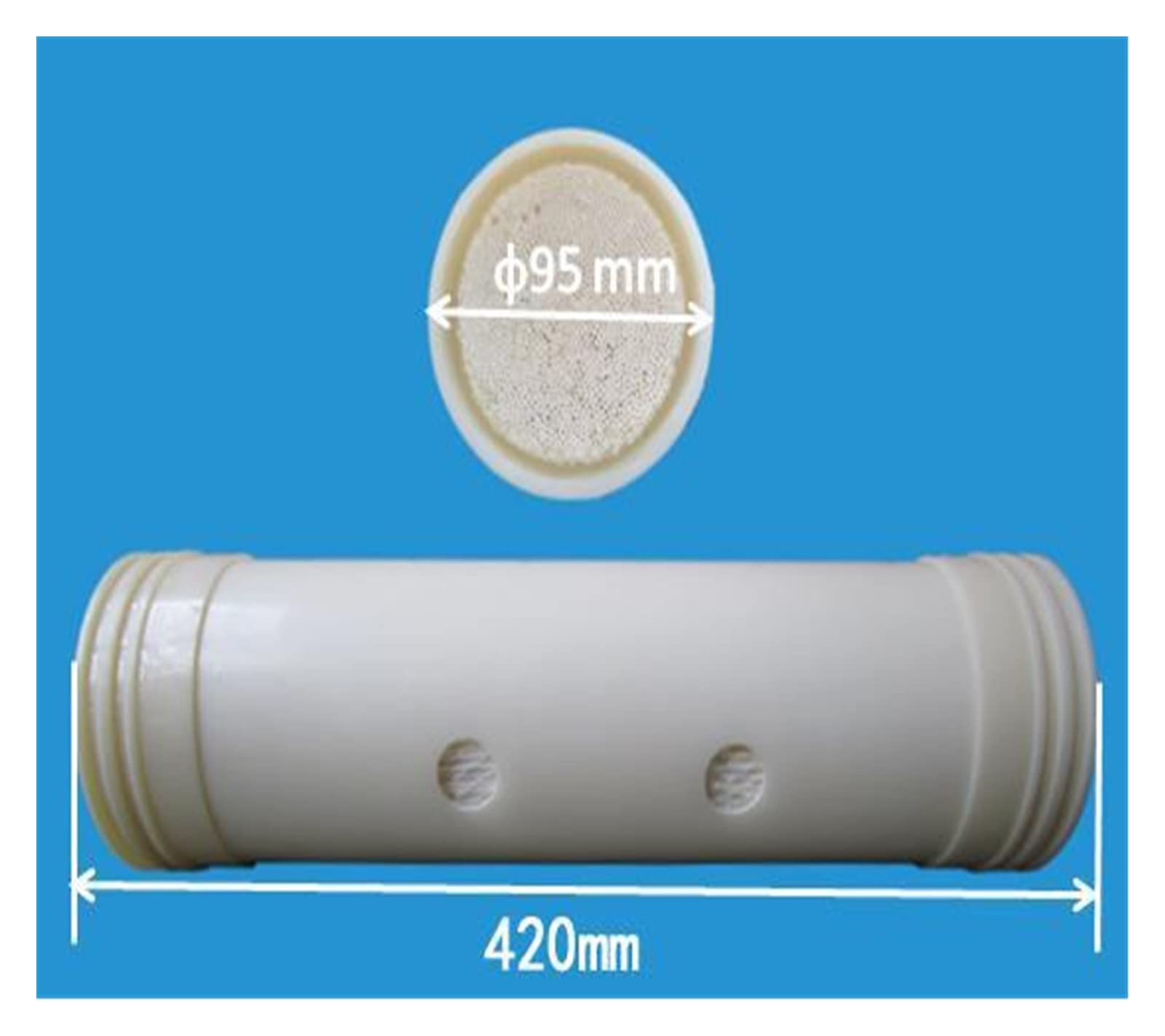 Système d'osmose inverse Membrane d'ultrafiltration, filtre de robinet d'élément filtrant d'épurateur d'eau de fibre creuse, remplacement de filtre à eau Économiseur d'argent et respectueux de l'envir