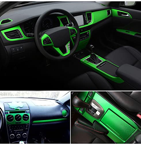 Vinyle acier brossé vert pour le relooking de vos accessoires auto