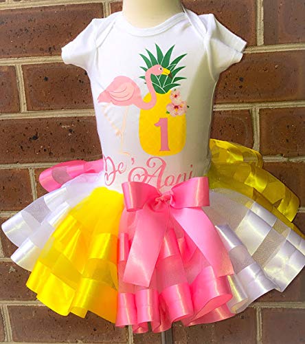 flamingo first birthday outfit