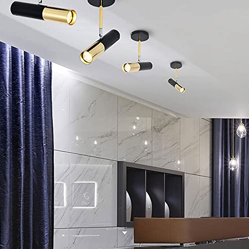 Lámpara de techo giratoria E14 en superficie para salón y pasillos 4