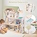 Imagen de GOPLUS Casa de Muñecas de Madera para Niños