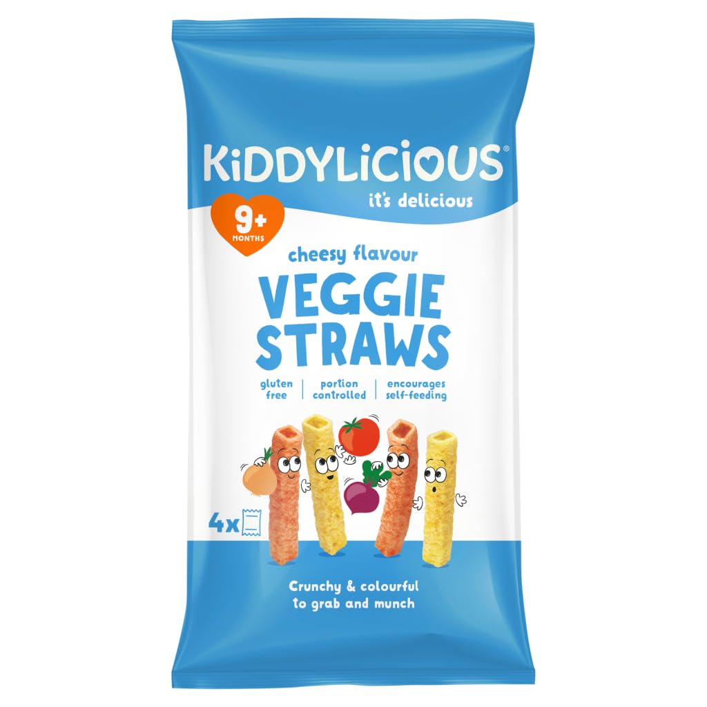 KiddyliciousCheesey Straws 4 x 12g
