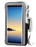 Note 8 Armband, iMangoo Running Arm Band Galaxy Note 8 Sports Armband Gym Wrist Bag Workout Arm Pouch Sleeve with Keys Holder/ Cards Slot Wallet Case for Samsung Note 8 Note 3/4 Moto G4/ G4 Plus Black