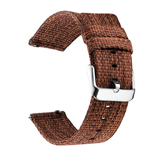 Bracelet montre nylon respirant pour Garmin Venu tressé couleur agate souple