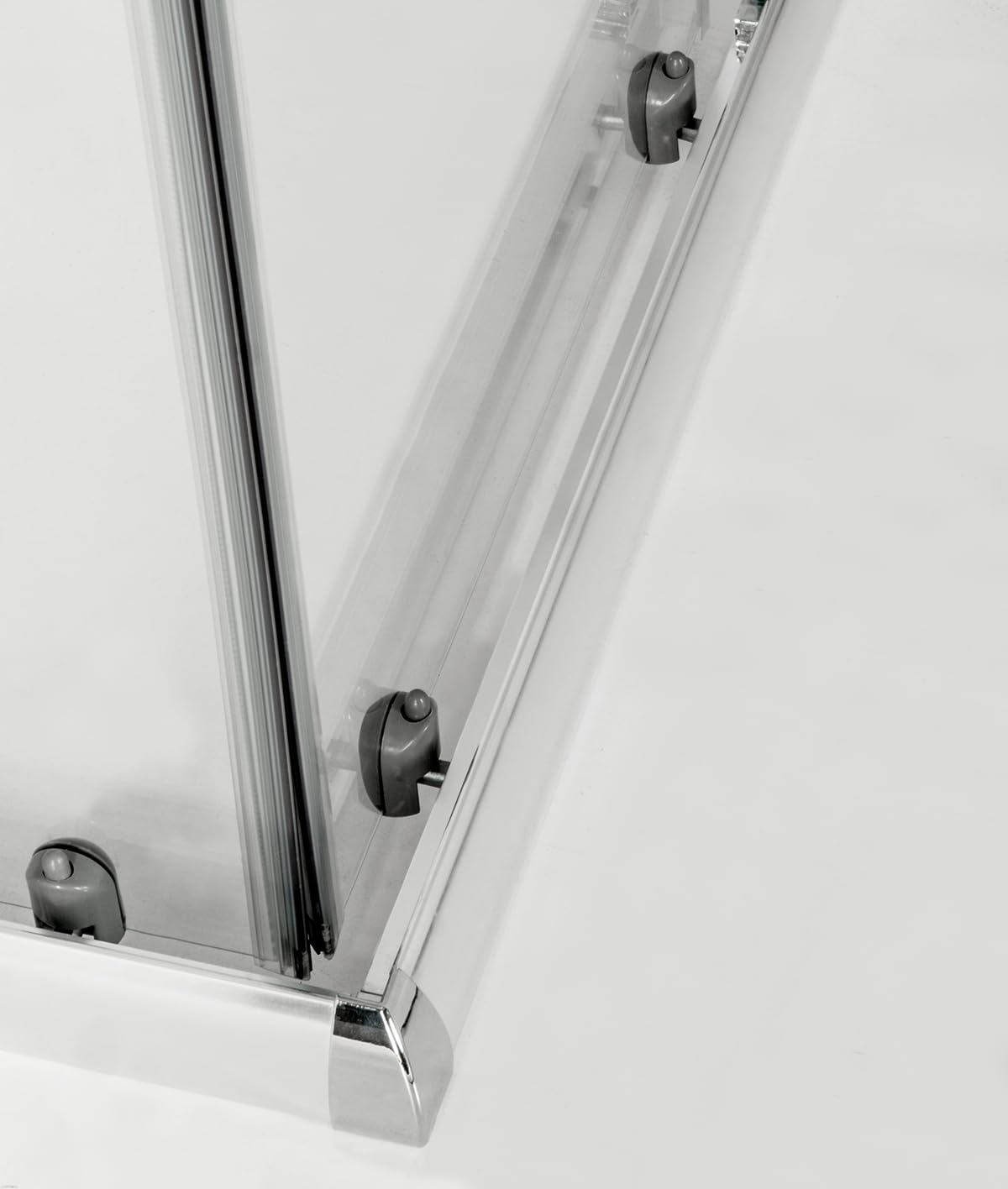 Hydra Box Doccia angolare Porta Scorrevole 80x80 cm Trasparente Altezza 180 cm
