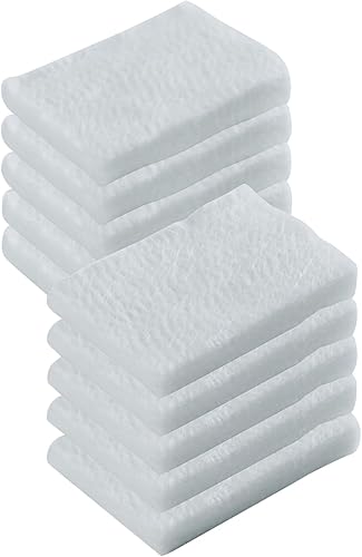 10 piezas de lana de cerámica de alta calidad para hoguera portátil de mesa para prolongar el tiempo de combustión, esponja de mecha de lana de