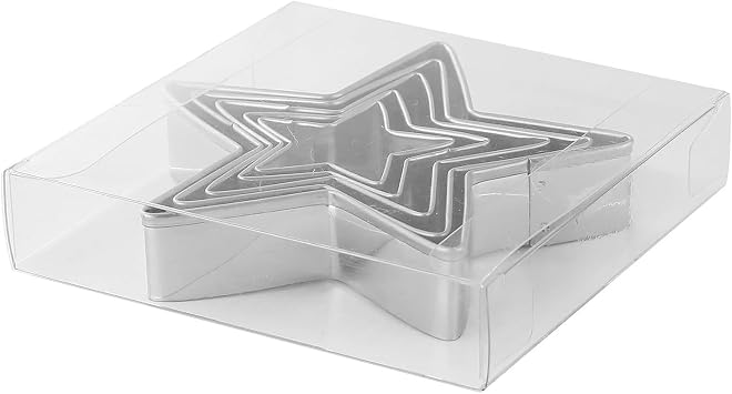 MrCookie Star Cookie Cutters Set of 5–Thickened Stainless Steel